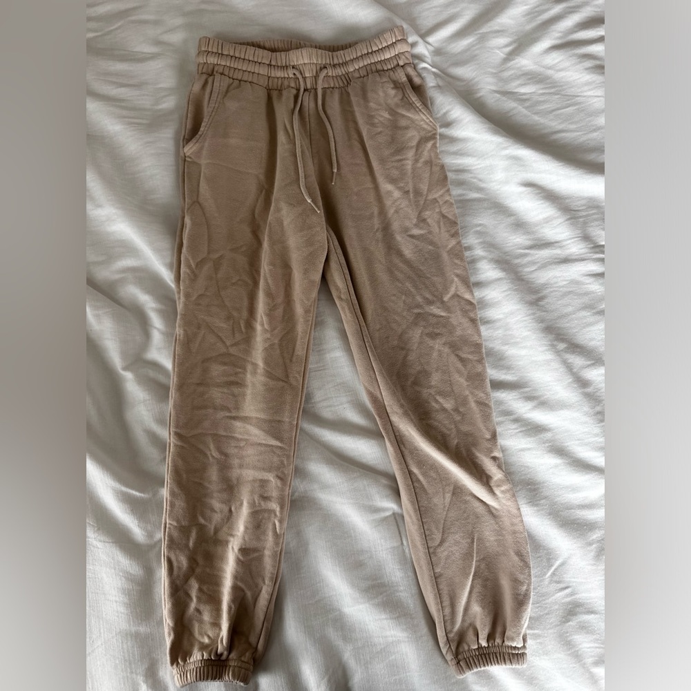 Beige Joggers